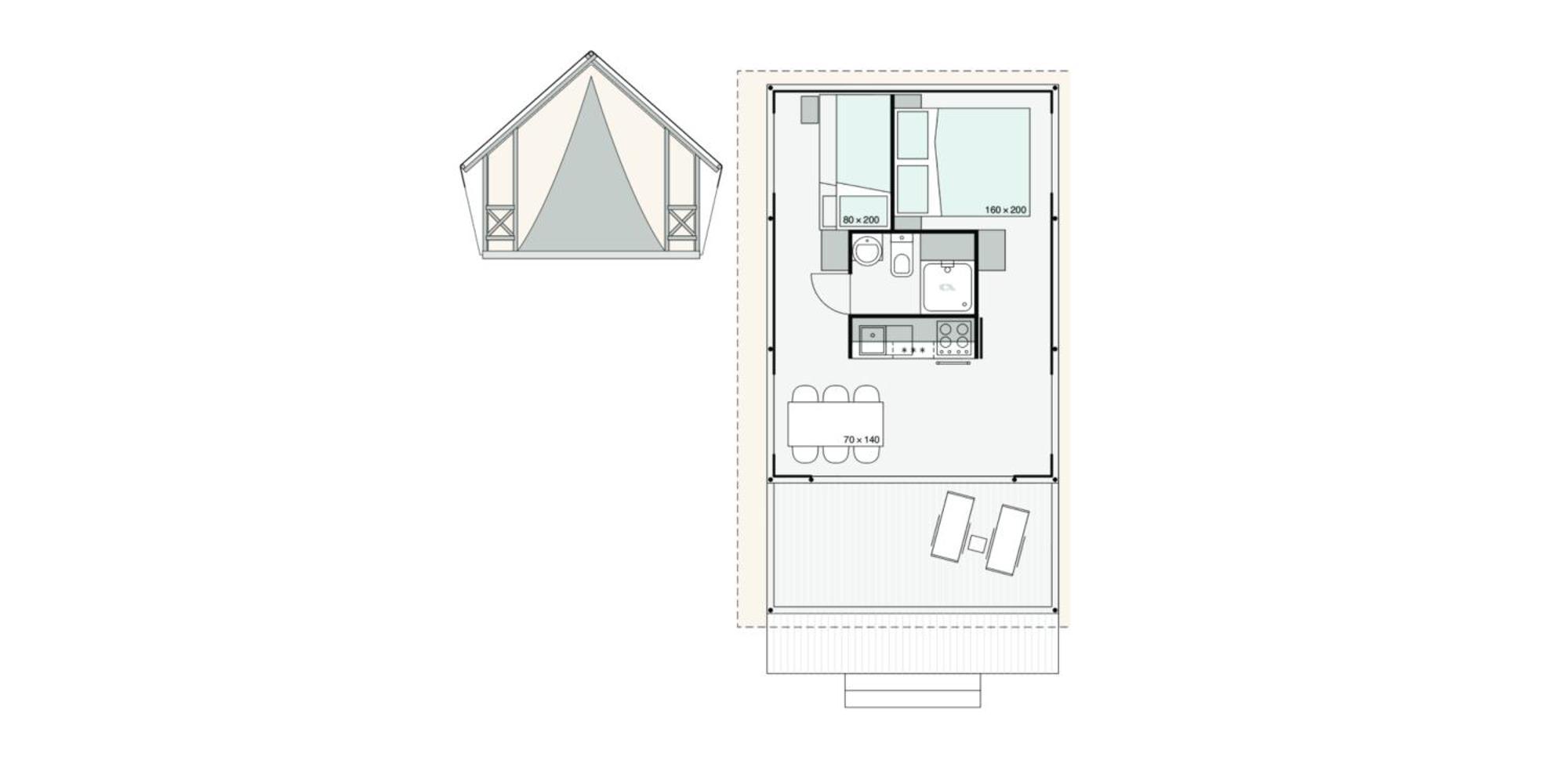 Camp Dole Zivogosce - Mobile Home And Glamping Tent 외부 사진